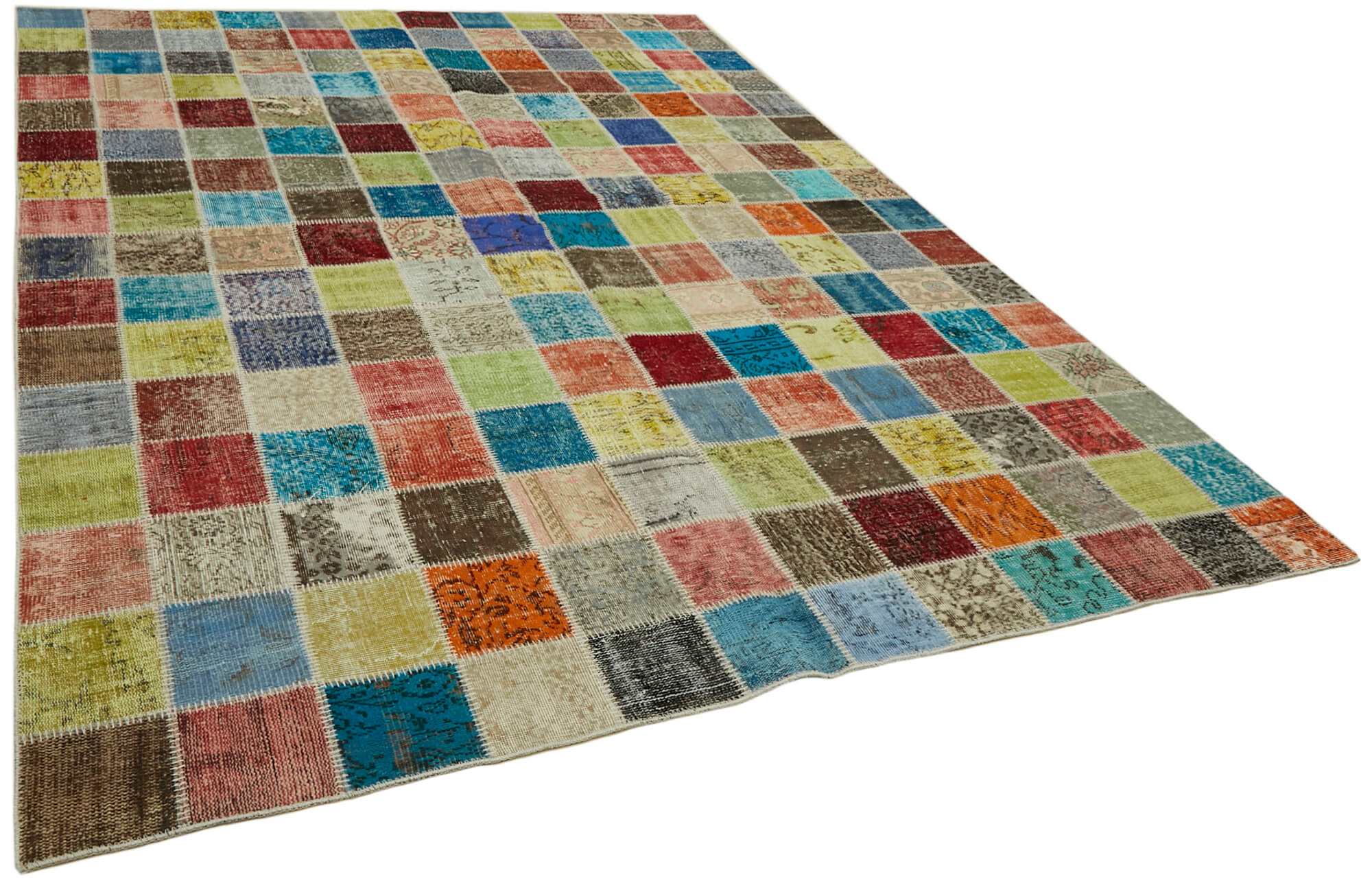 8x11 Multicolor Patchwork Rug- 43207