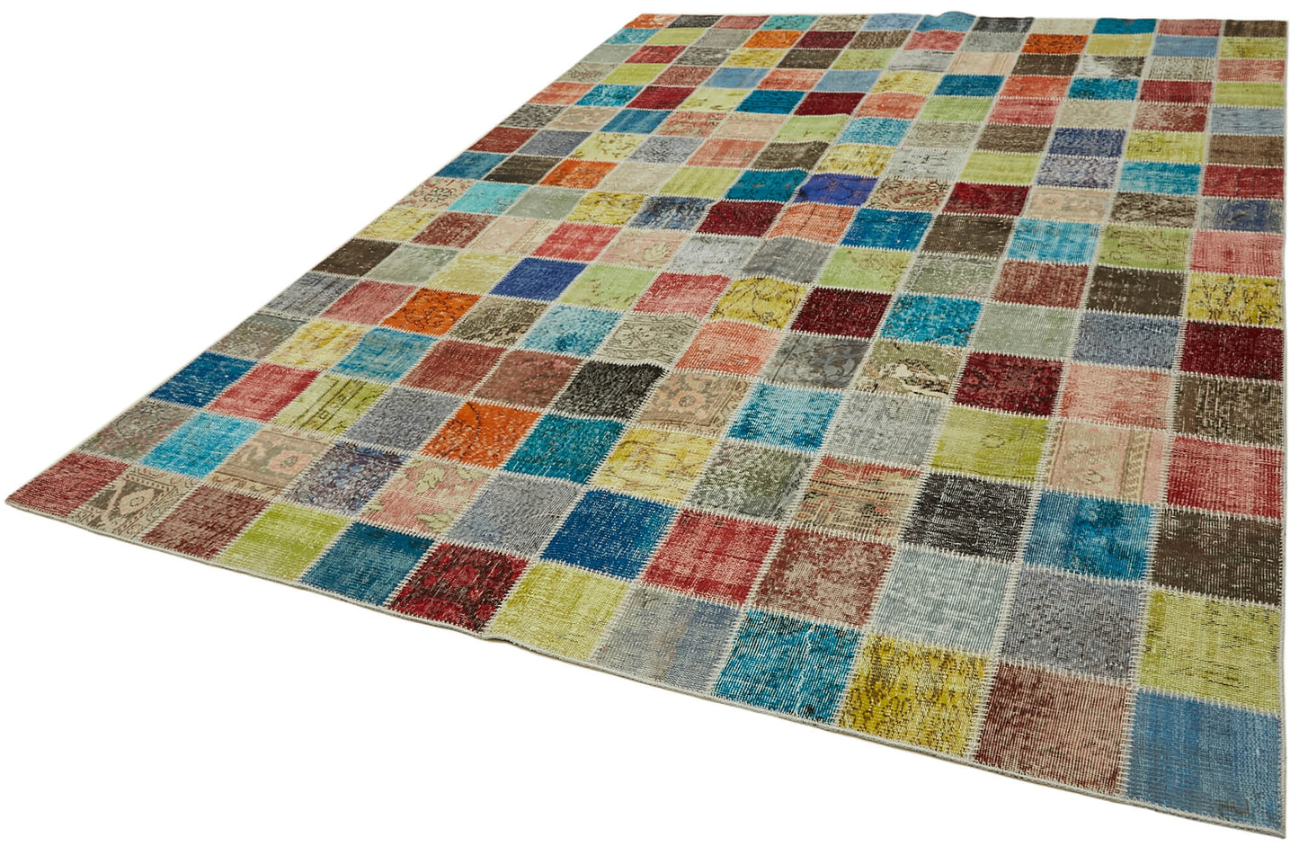 8x11 Multicolor Patchwork Rug- 43207