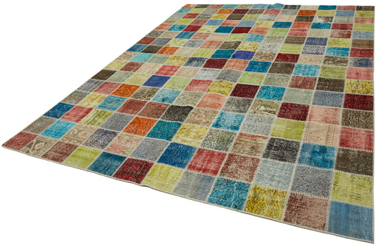 8x11 Multicolor Patchwork Rug- 43207