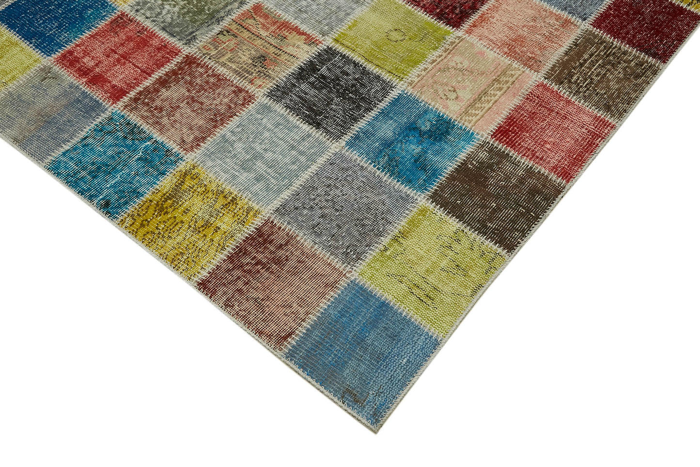 8x11 Multicolor Patchwork Rug- 43207