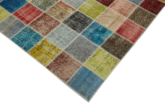 8x11 Multicolor Patchwork Rug- 43207
