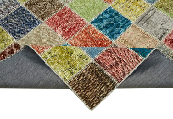 8x11 Multicolor Patchwork Rug- 43207