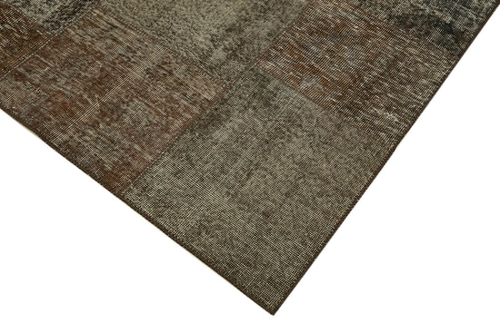 8x11 Brown Patchwork Rug- 43209