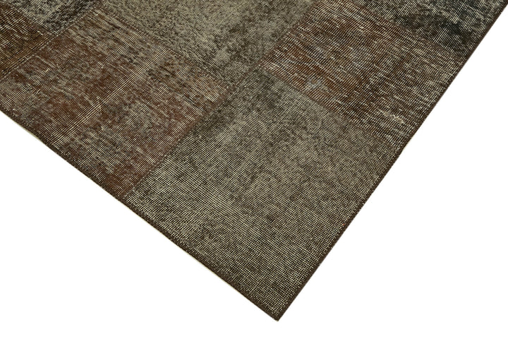 8x11 Brown Patchwork Rug- 43209