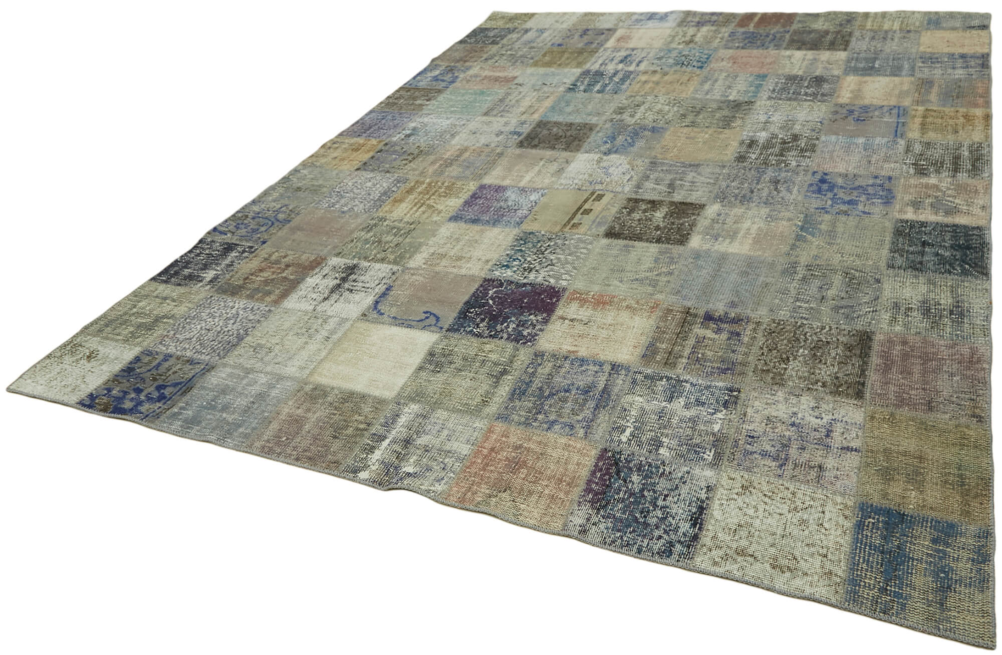 8x12 Grey Patchwork Rug- 43212