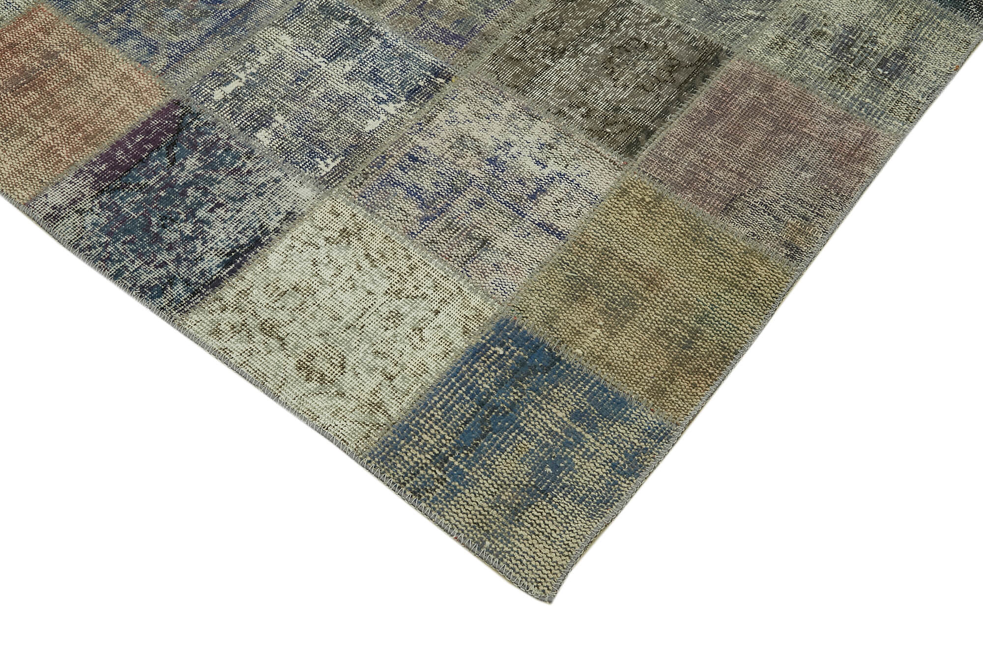 8x12 Grey Patchwork Rug- 43212