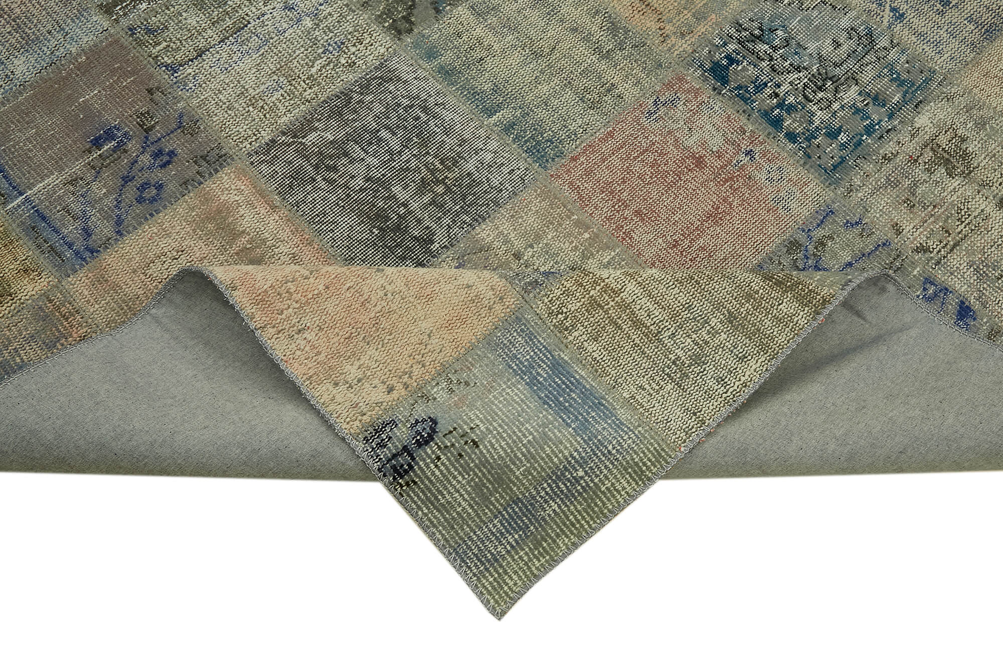 8x12 Grey Patchwork Rug- 43212