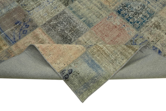 8x12 Grey Patchwork Rug- 43212