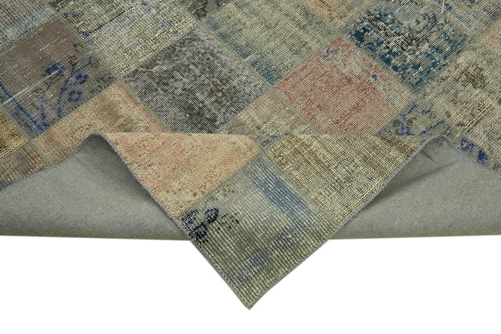 8x12 Grey Patchwork Rug- 43212