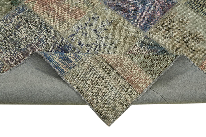 8x12 Grey Patchwork Rug- 43213