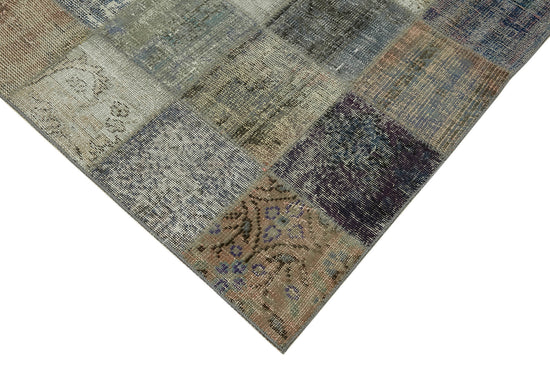 8x12 Grey Patchwork Rug- 43214