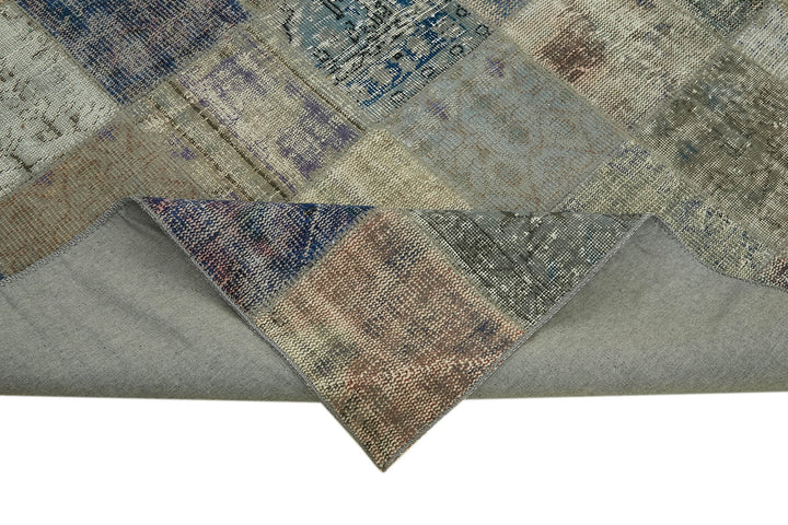 8x12 Grey Patchwork Rug- 43214