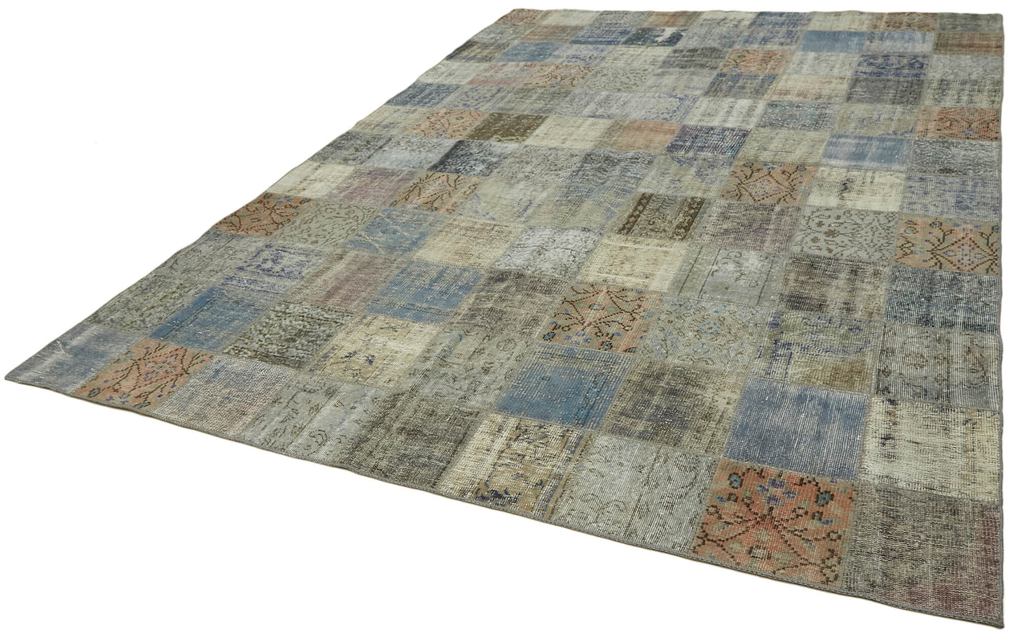 8x12 Grey Patchwork Rug- 43215