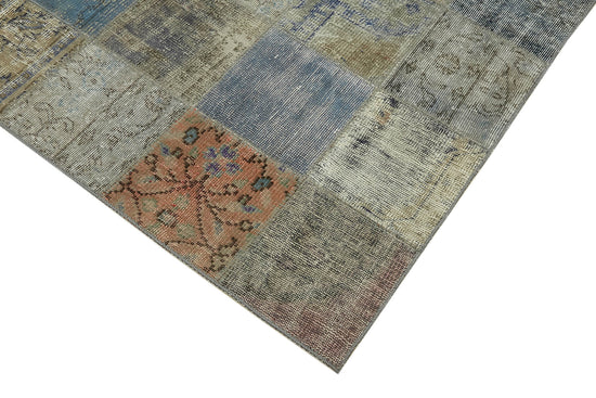 8x12 Grey Patchwork Rug- 43215