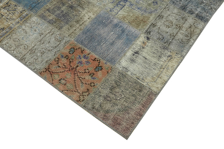 8x12 Grey Patchwork Rug- 43215