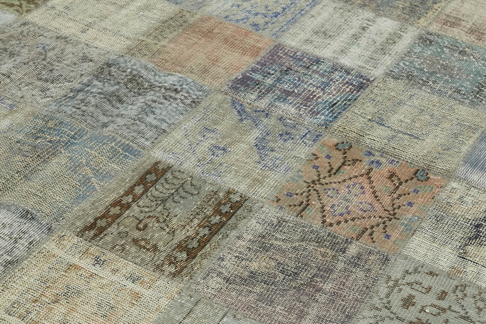 8x12 Grey Patchwork Rug- 43215