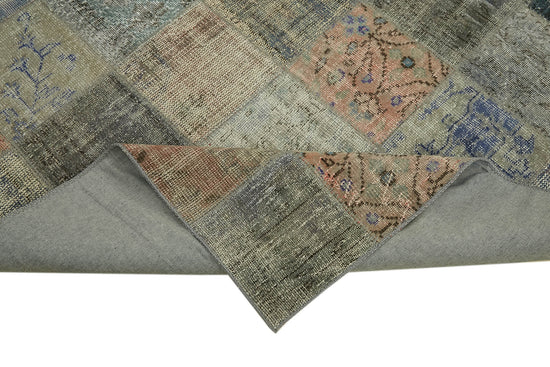 8x12 Grey Patchwork Rug- 43215
