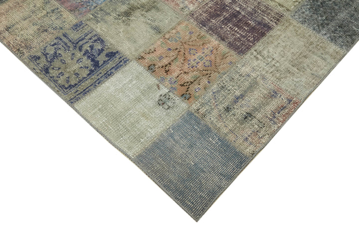 8x11 Grey Patchwork Rug- 43216