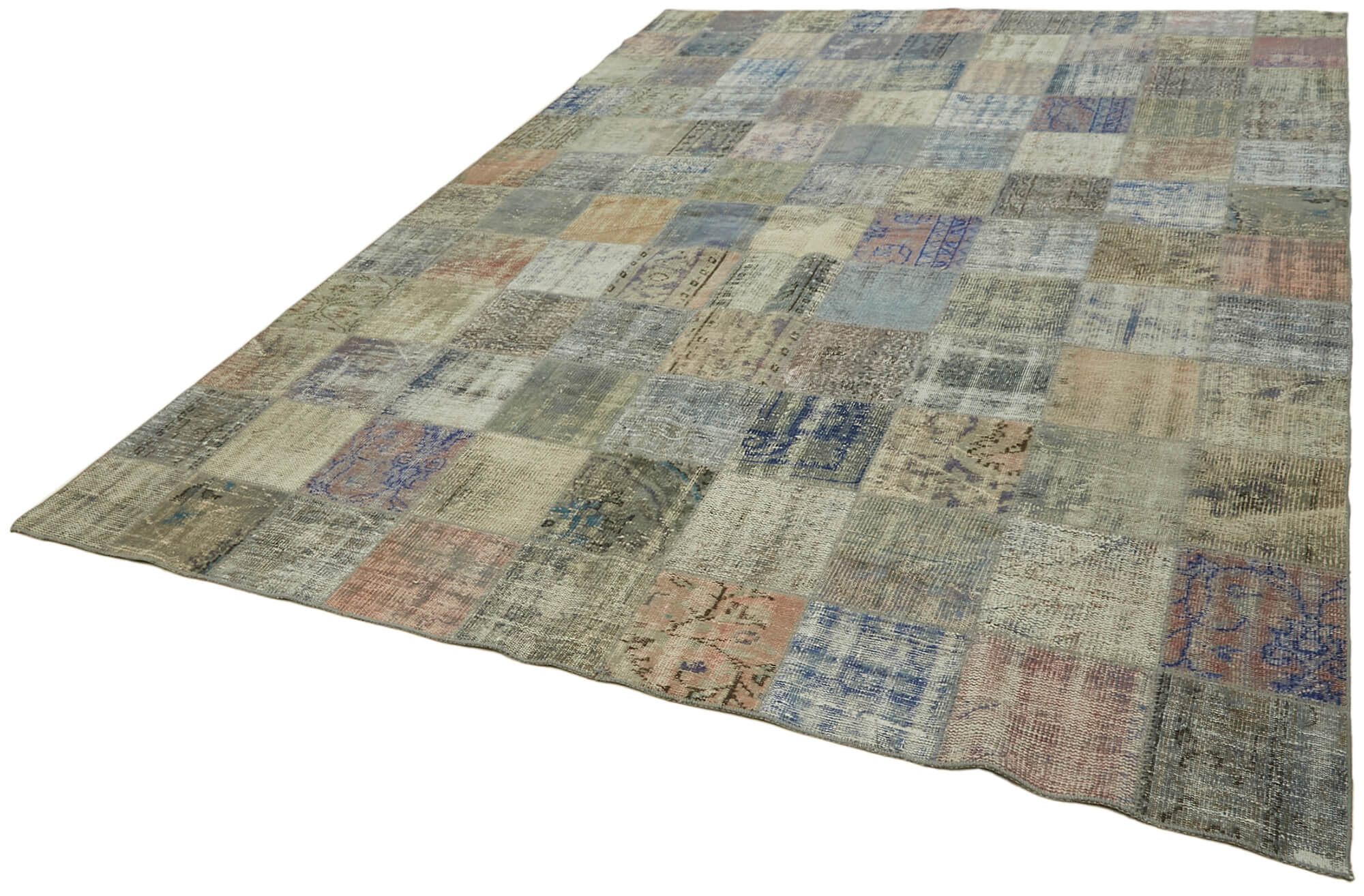8x12 Grey Patchwork Rug- 43220