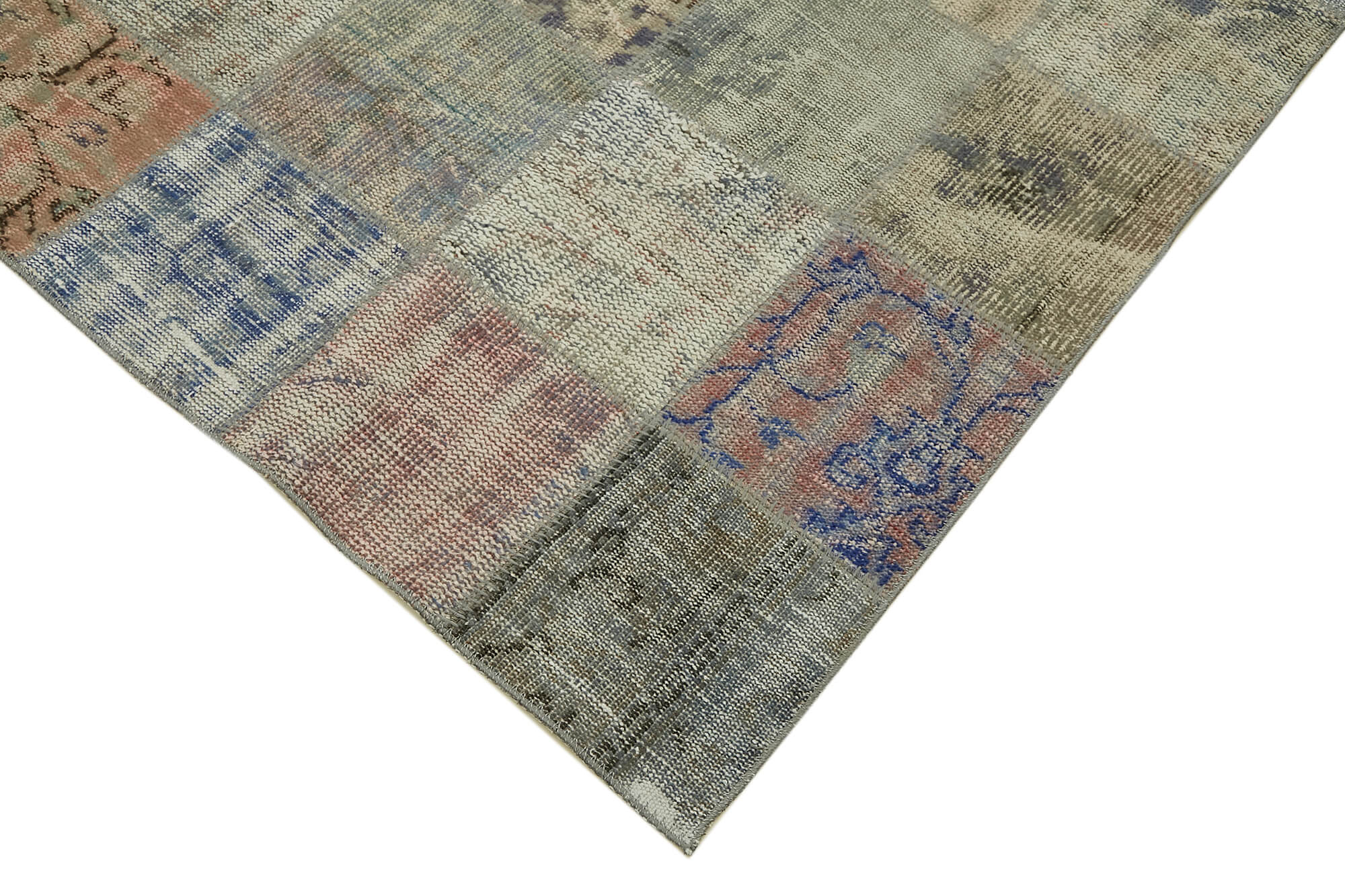 8x12 Grey Patchwork Rug- 43220