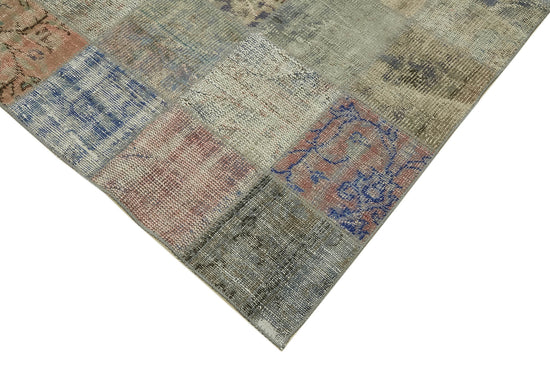 8x12 Grey Patchwork Rug- 43220