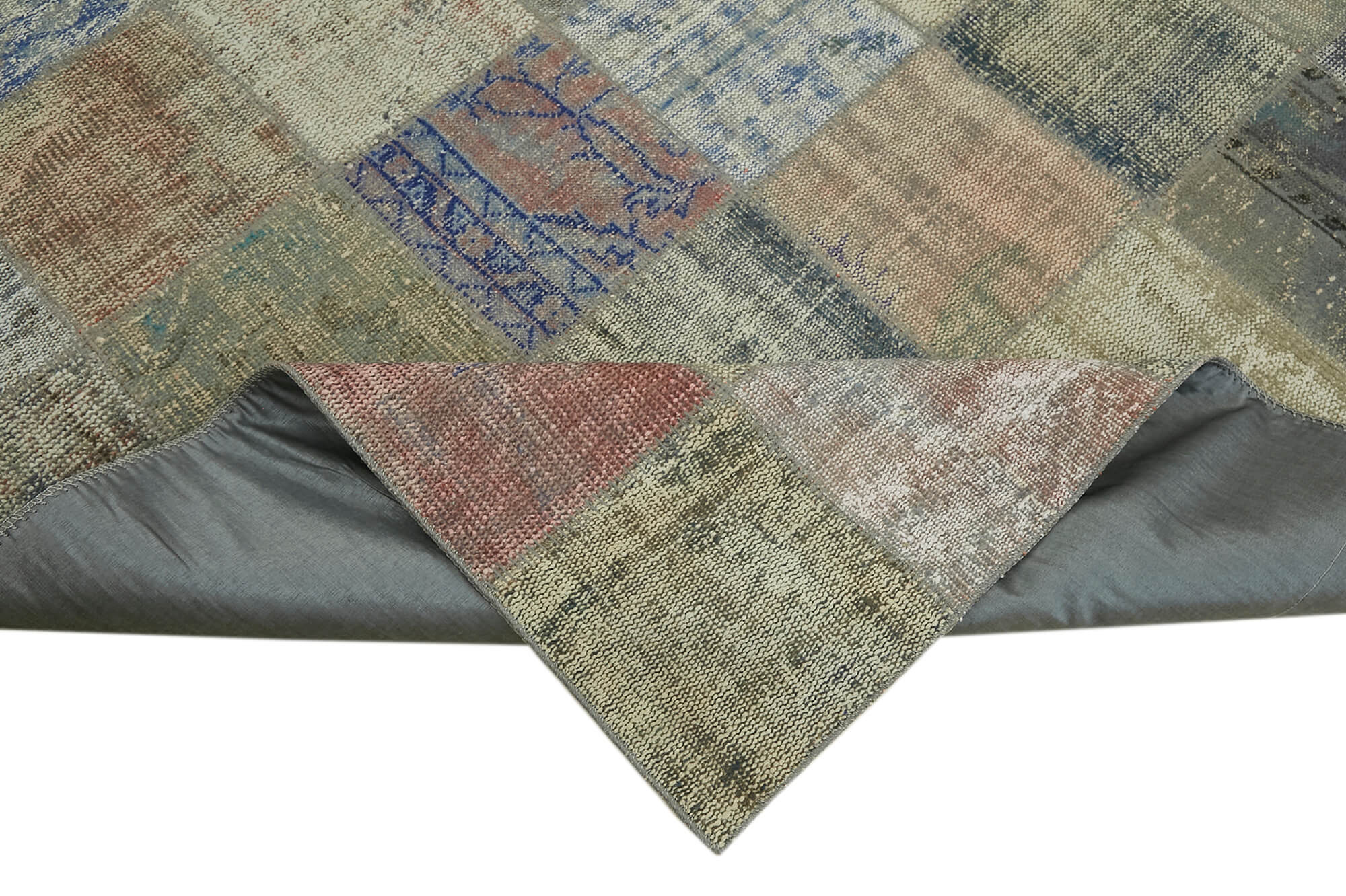 8x12 Grey Patchwork Rug- 43220