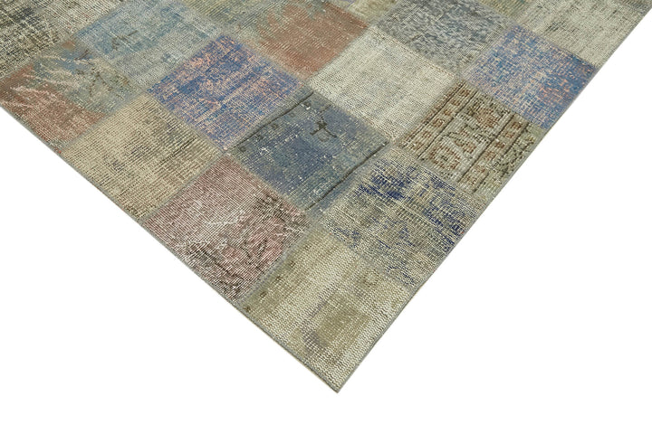8x12 Grey Patchwork Rug- 43221