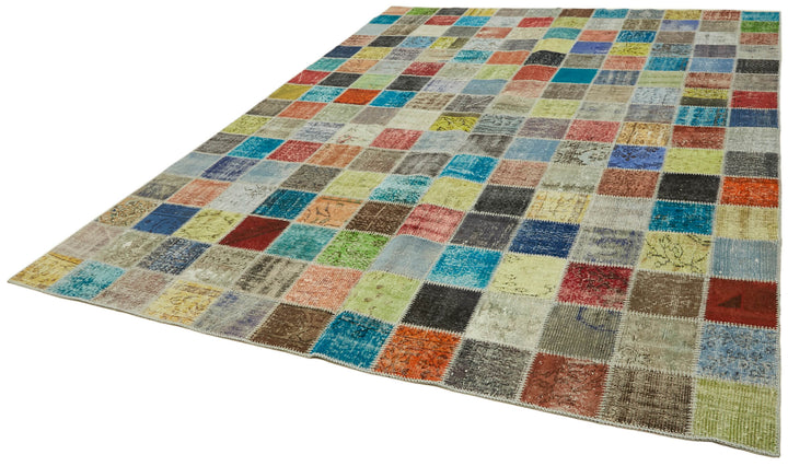 8x11 Multicolor Patchwork Rug- 43222