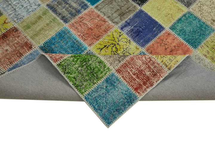 8x11 Multicolor Patchwork Rug- 43222