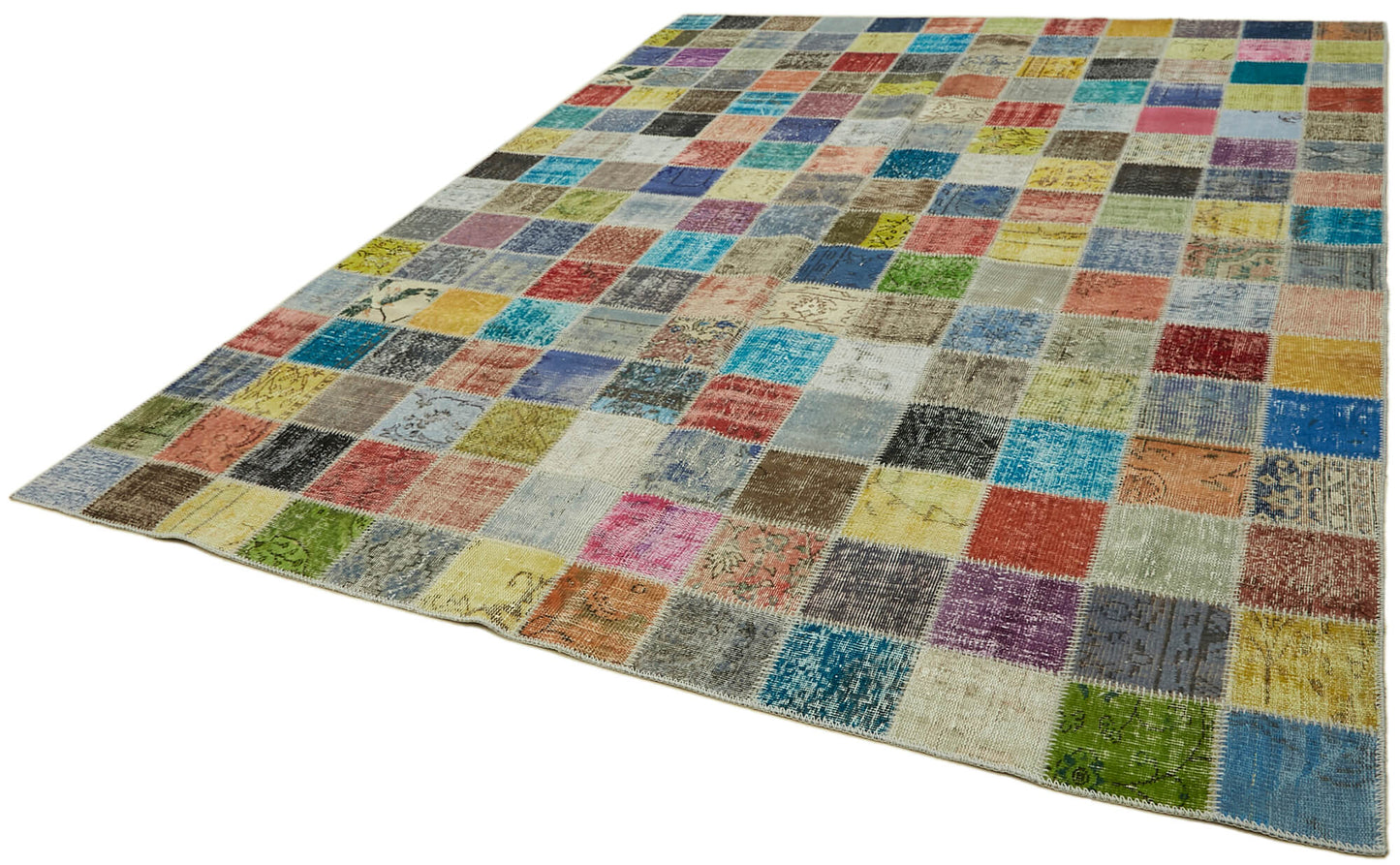 8x11 Multicolor Patchwork Rug- 43223