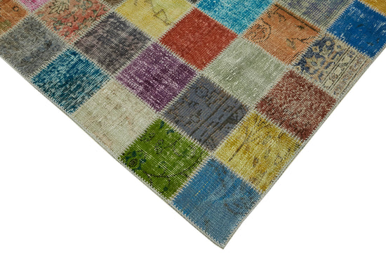 8x11 Multicolor Patchwork Rug- 43223