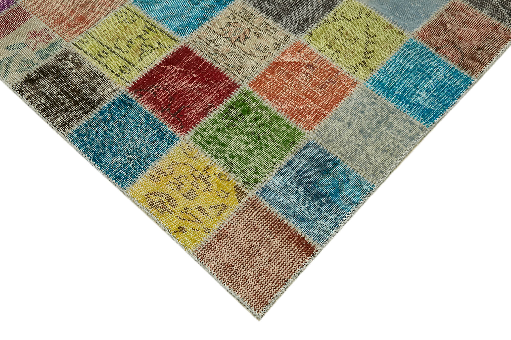 8x11 Multicolor Patchwork Rug- 43224
