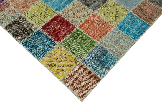 8x11 Multicolor Patchwork Rug- 43224