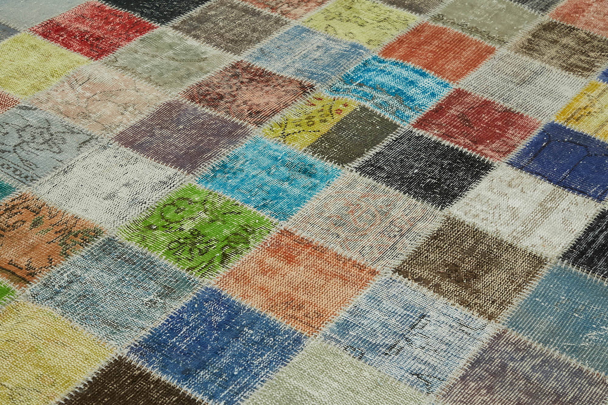 8x11 Multicolor Patchwork Rug- 43224