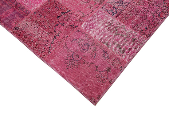 8x11 Pink Patchwork Rug- 43225
