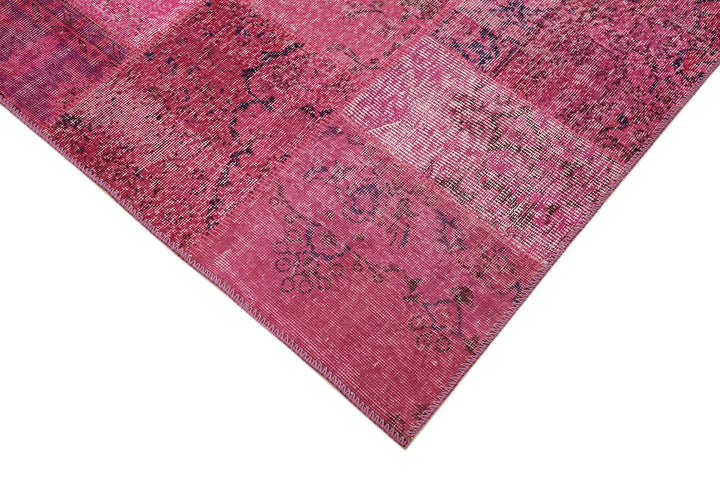 8x11 Pink Patchwork Rug- 43225