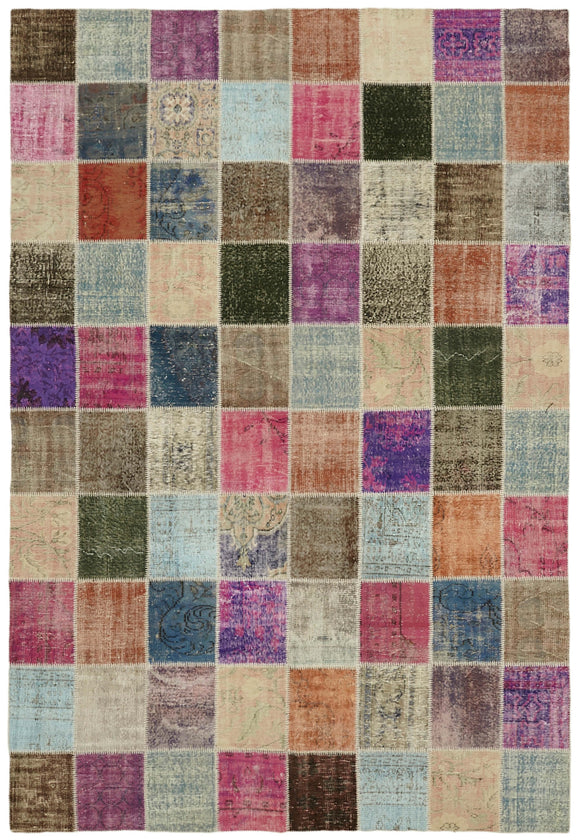 8x12 Multicolor Patchwork Rug- 43226