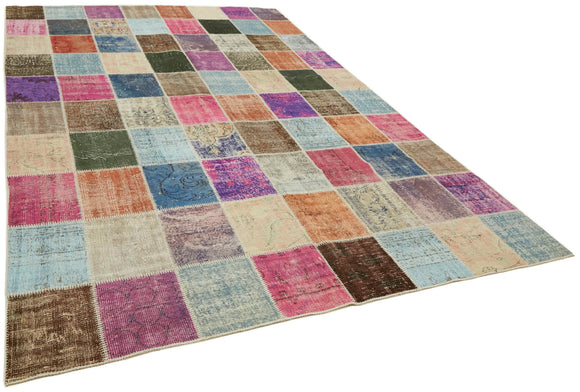 8x12 Multicolor Patchwork Rug- 43226