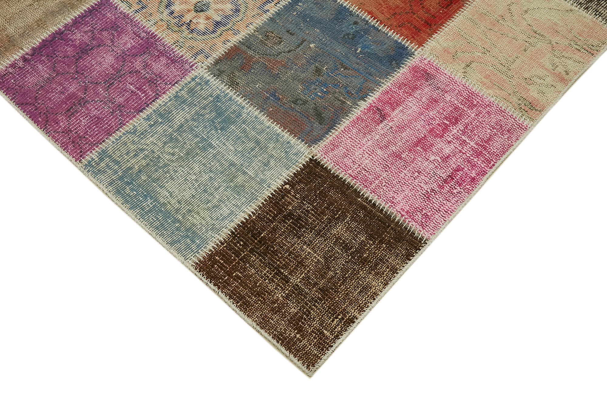 8x12 Multicolor Patchwork Rug- 43226