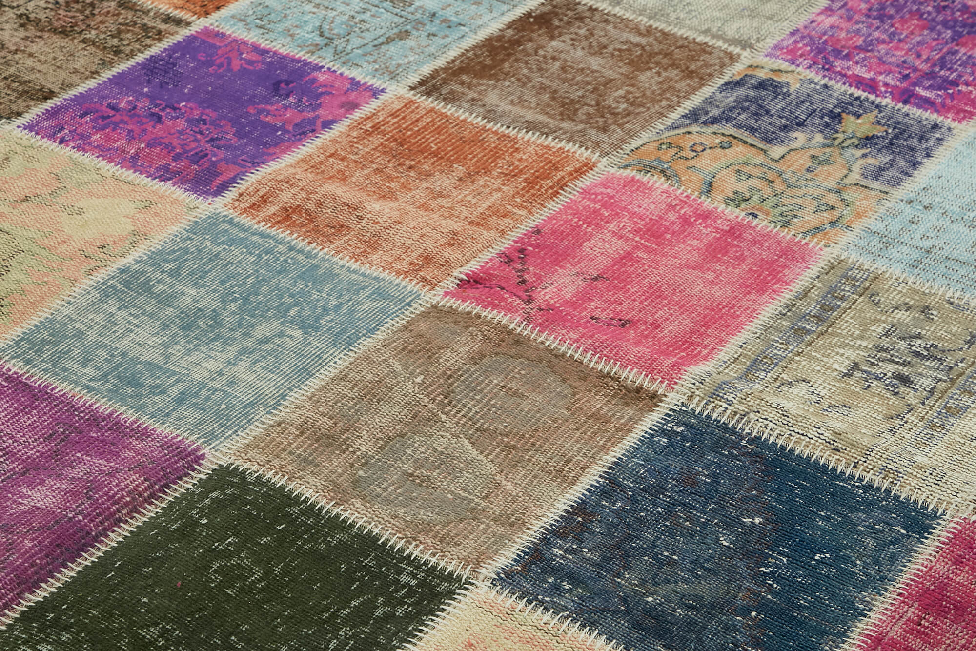 8x12 Multicolor Patchwork Rug- 43226