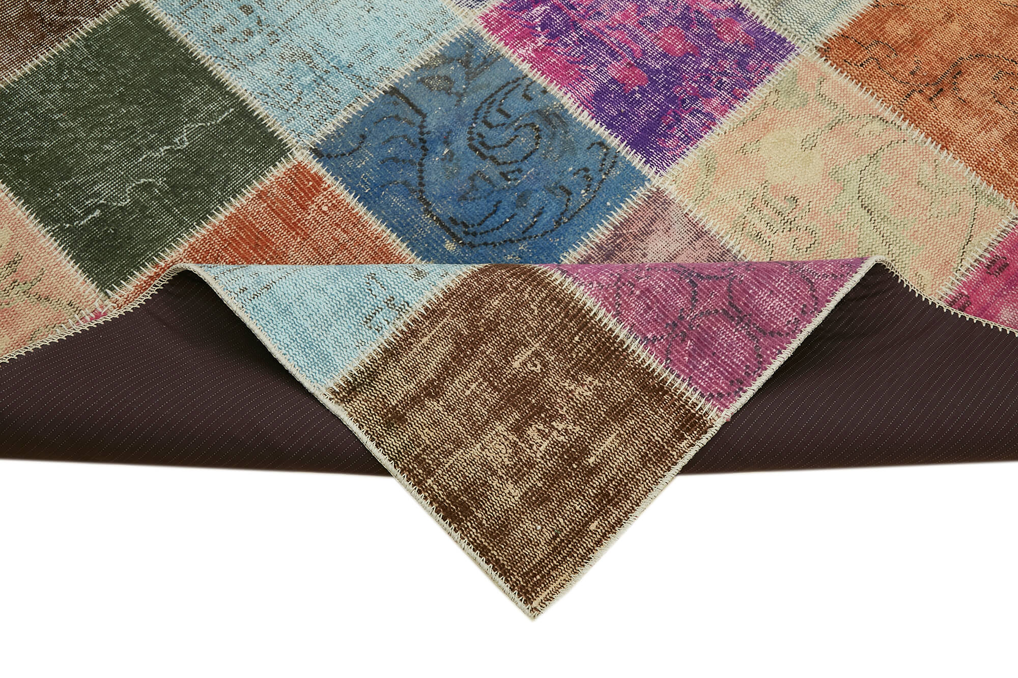 8x12 Multicolor Patchwork Rug- 43226