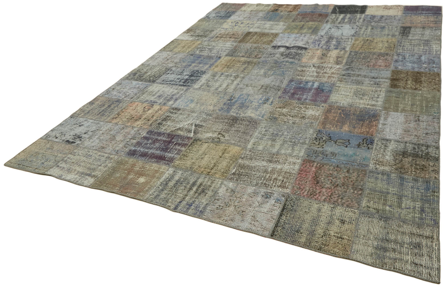 8x11 Grey Patchwork Rug- 43228