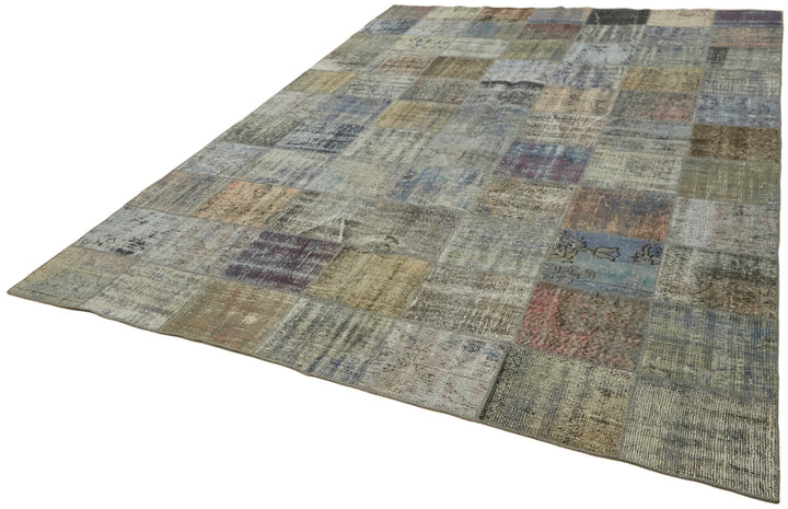 8x11 Grey Patchwork Rug- 43228