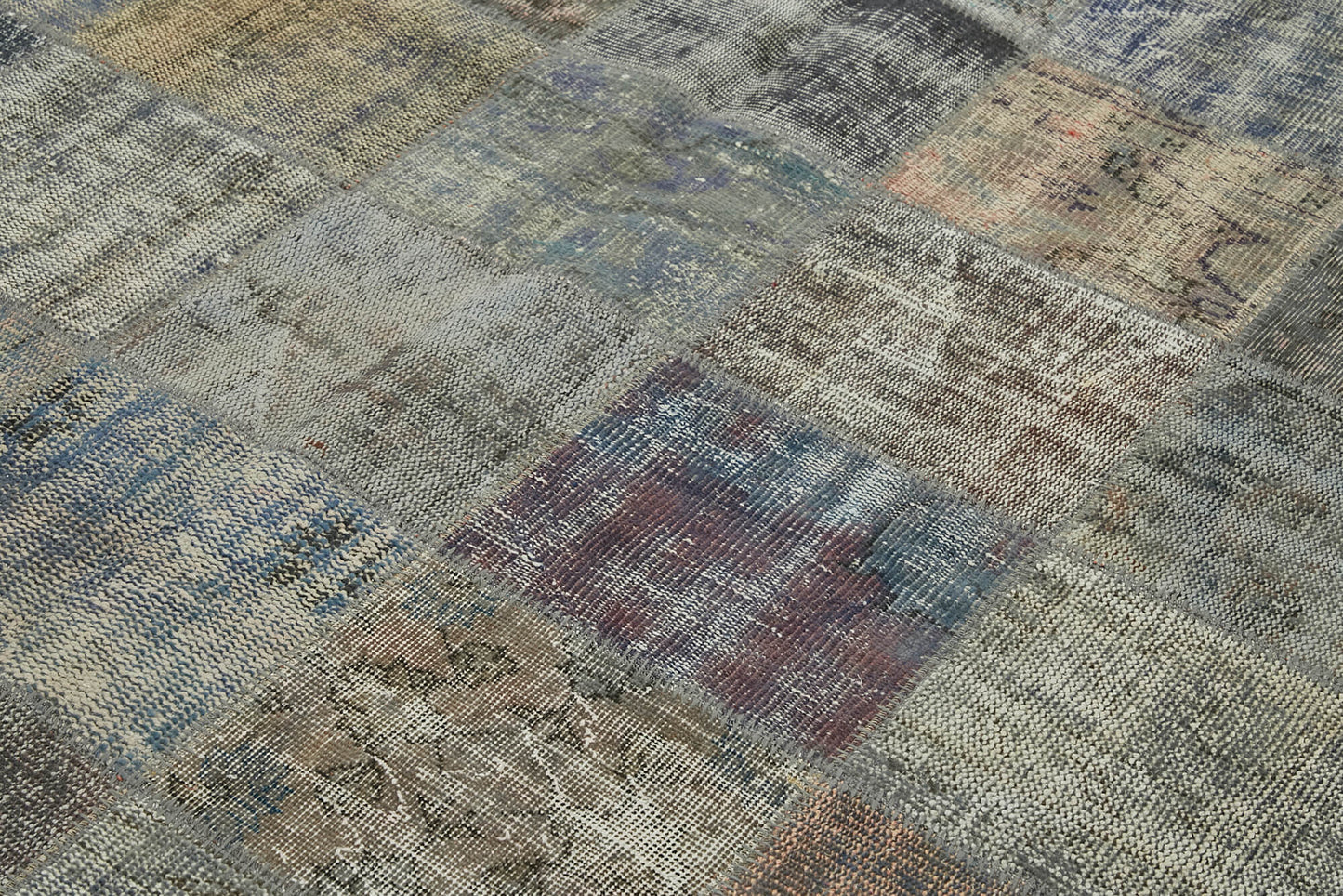 8x11 Grey Patchwork Rug- 43228