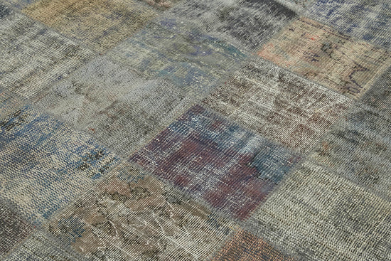 8x11 Grey Patchwork Rug- 43228