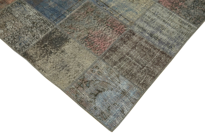 8x11 Grey Patchwork Rug- 43229