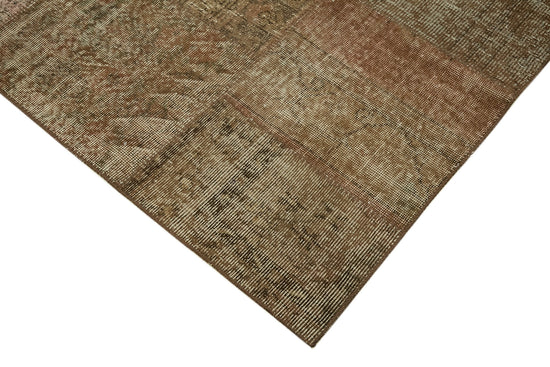 8x11 Brown Patchwork Rug- 43230