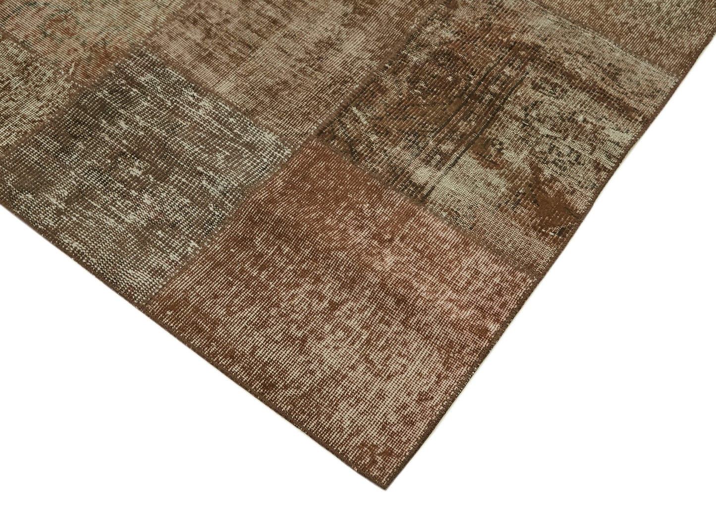 8x11 Brown Patchwork Rug- 43231