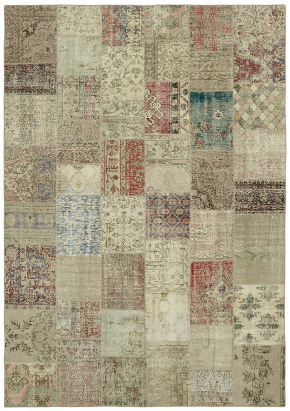 8x11 Multicolor Patchwork Rug- 43238