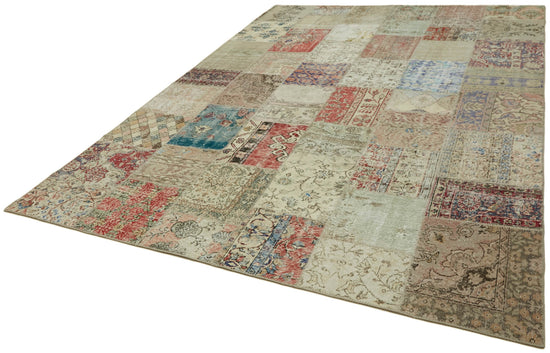 8x11 Multicolor Patchwork Rug- 43238